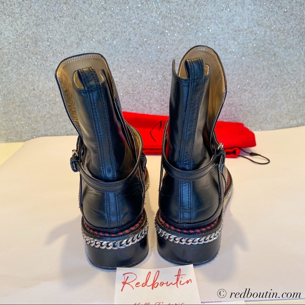 Louboutin Chelsea Black Leather Boots❤️Sold - Picture 3 of 6